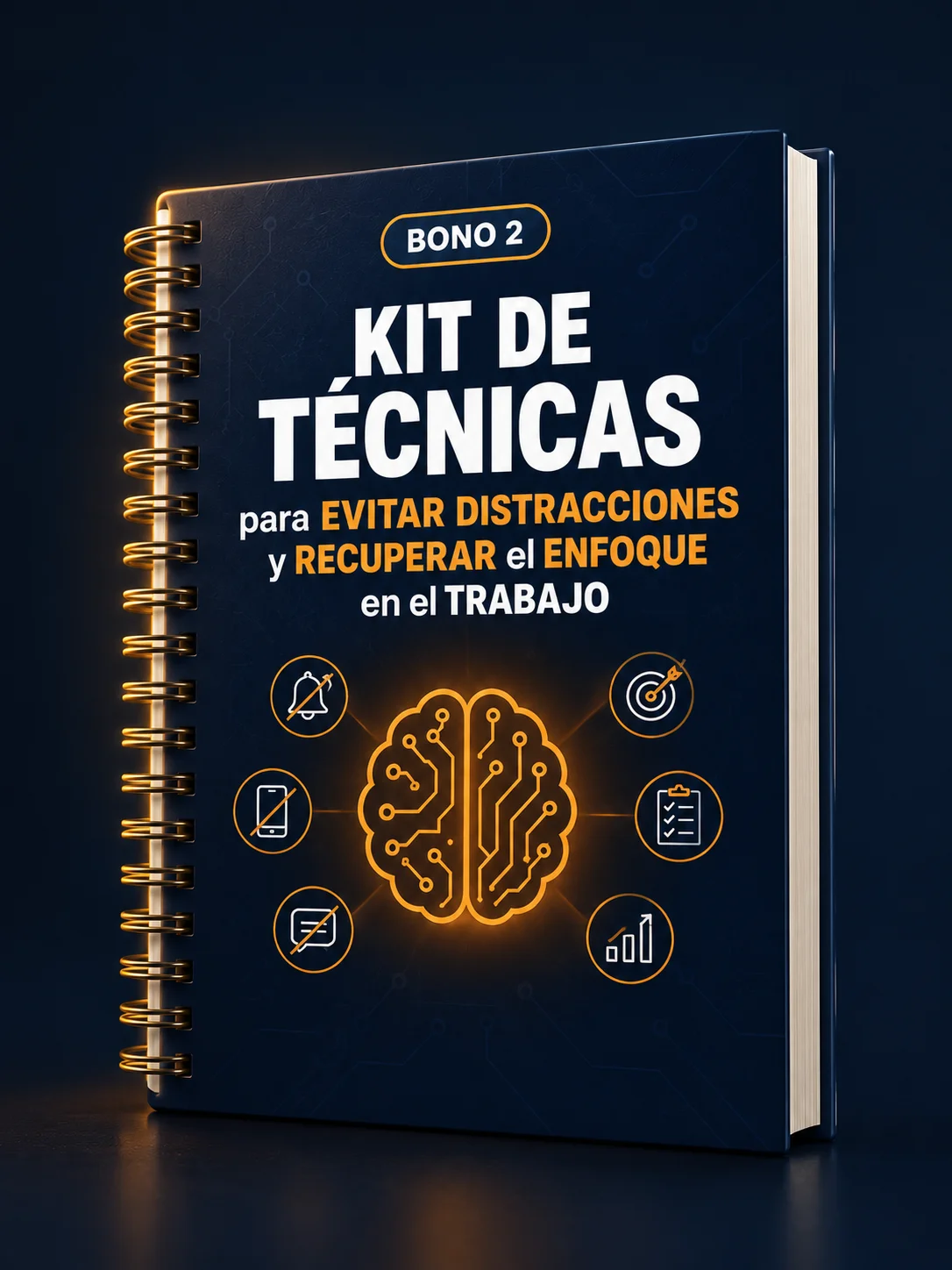 Checklist impresa de enfoque laboral con marcas ámbar junto a un bolígrafo