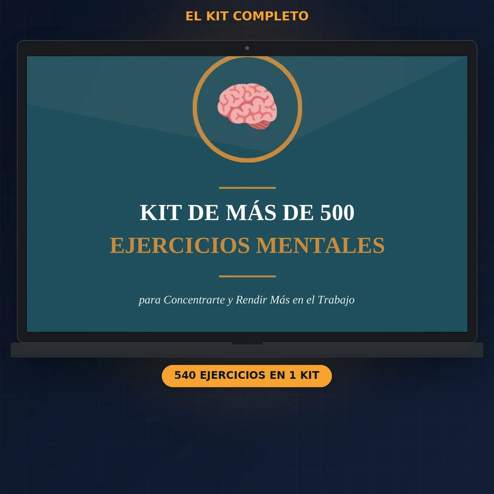 Portada del Kit de más de 500 Ejercicios Mentales